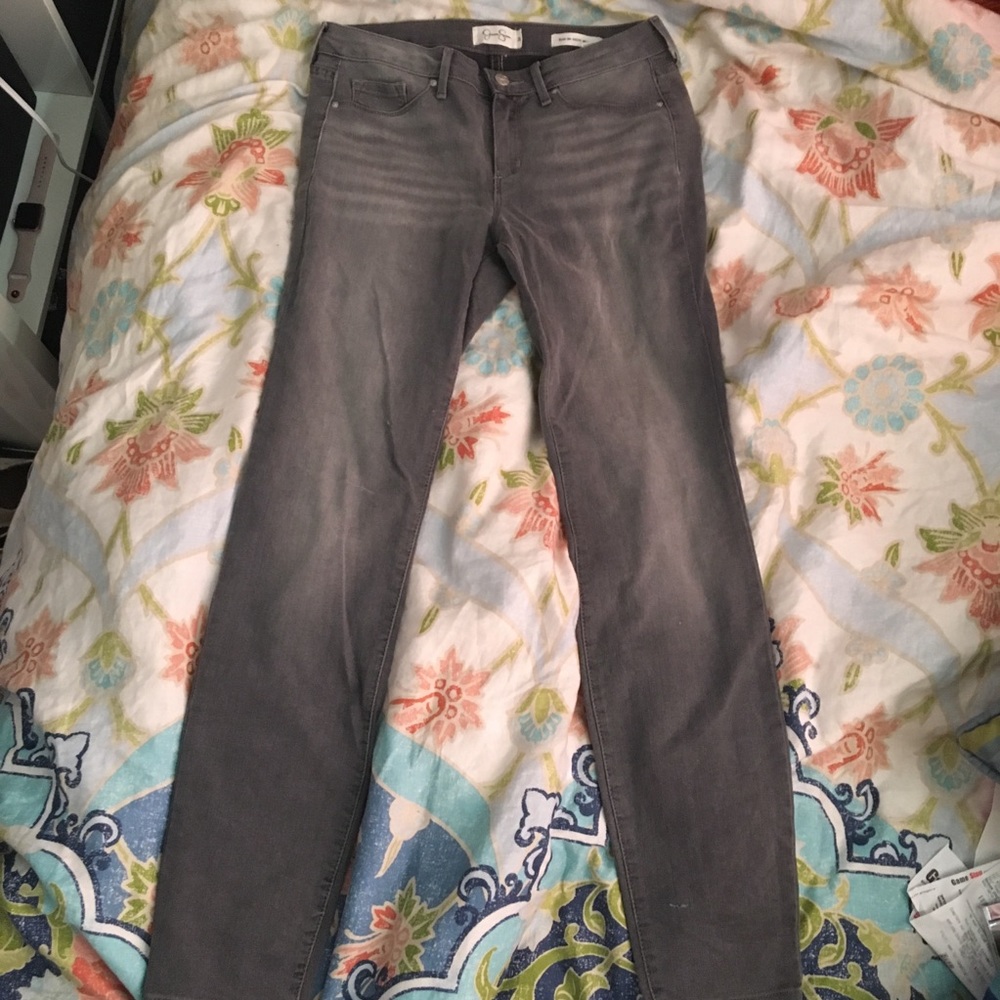 Jessica Simpson gray Super skinny jeans